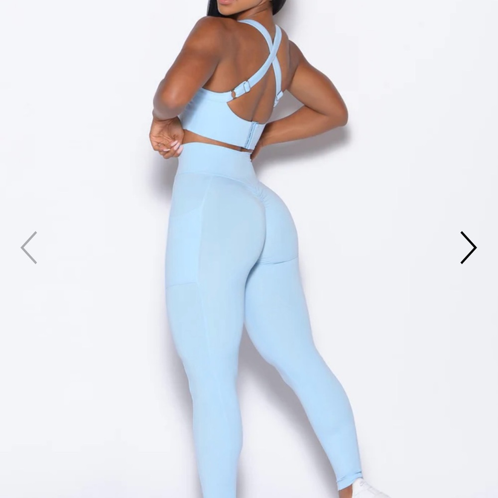 Curves 2.0 Bombshell Sportswear Glacial Blue Leggings